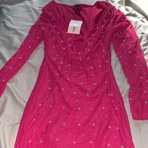 PINK MINI DRESS ‼️